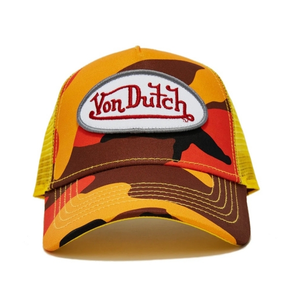 Von Dutch Camo Trucker Hat - Picture 1 of 8